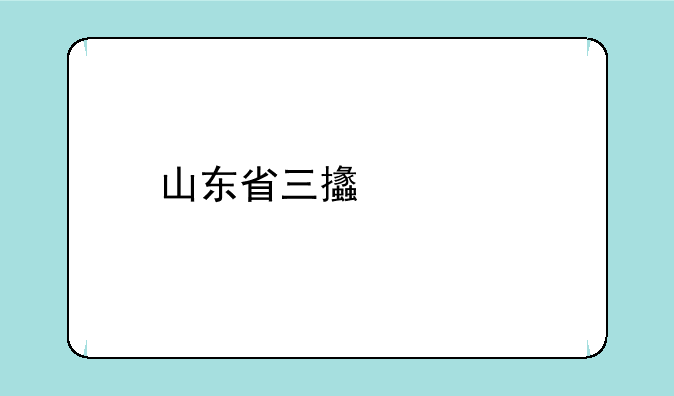 山东省三支一扶待遇