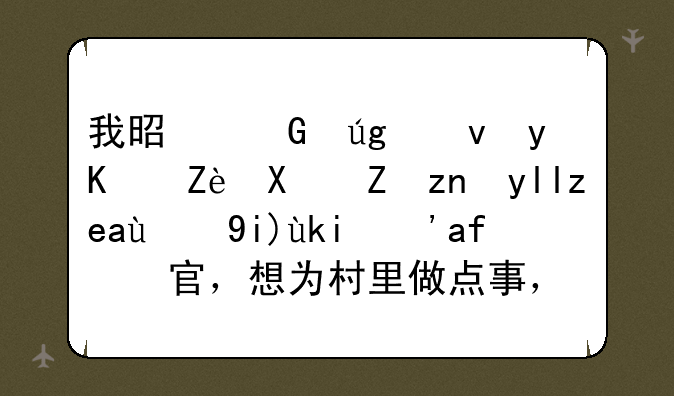 我是黑龙江省东宁县老黑山镇的大学生村官，想为村里做点事，有经验的前辈还请不吝赐教